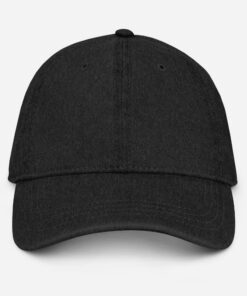 Gorra vaquera unisex personalizable, vista frontal