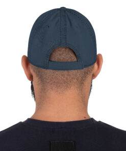 Gorra desgastada personalizable, vista trasera