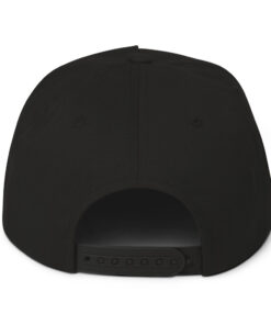 Gorra de visera plana personalizable, vista trasera