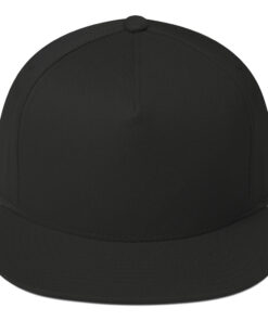 Gorra de visera plana personalizable, vista frontal