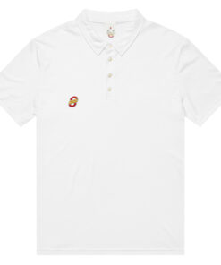 Polo slim fit para hombre personalizable, vista frontal