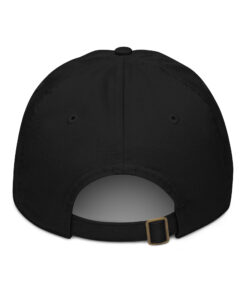 Gorra 100 % algodón orgánico personalizable, vista trasera