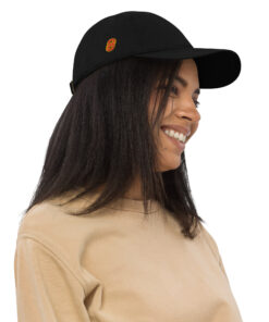 Gorra 100 % algodón orgánico personalizable, vista lateral derecha