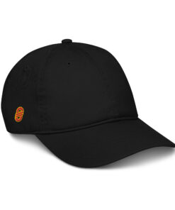 Gorra 100 % algodón orgánico personalizable, vista frontal