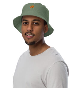 Gorro pescador orgánico unisex personalizable, vista frontal