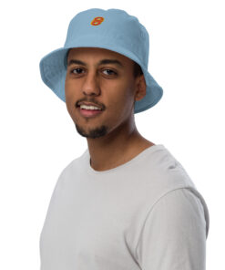 Gorro pescador orgánico unisex personalizable, vista frontal