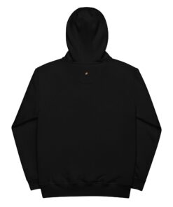 Sudadera con capucha premium eco personalizable, vista trasera