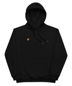 Sudadera con capucha premium eco personalizable, vista frontal