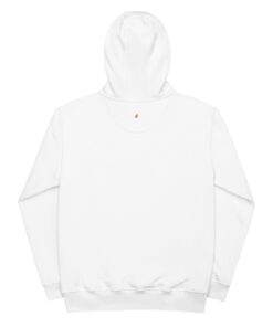 Sudadera con capucha premium eco personalizable, vista trasera