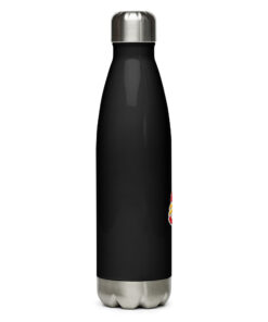 Botella de agua de acero inoxidable personalizable, vista lateral derecha