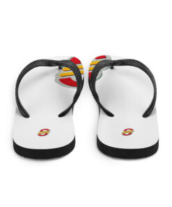 Chanclas exclusivas personalizable, vista trasera