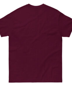 Camiseta clásica unisex algodón personalizable, vista trasera