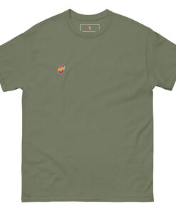 Camiseta clásica unisex algodón personalizable, vista frontal