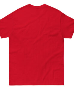 Camiseta clásica unisex algodón personalizable, vista trasera