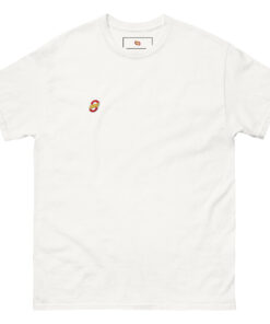 Camiseta clásica unisex algodón personalizable, vista frontal