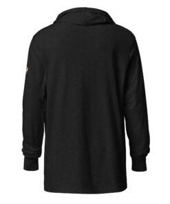 Sudadera de manga larga con capucha personalizable, vista trasera