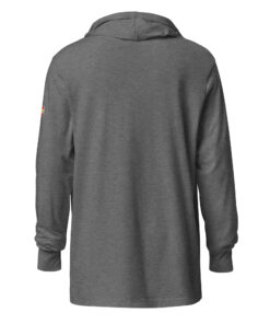 Sudadera de manga larga con capucha personalizable, vista trasera