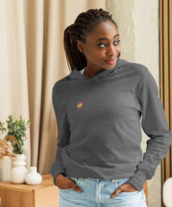 Sudadera de manga larga con capucha personalizable, vista frontal