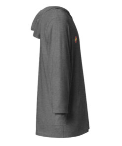 Sudadera de manga larga con capucha personalizable, vista lateral derecha