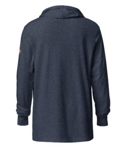 Sudadera de manga larga con capucha personalizable, vista trasera