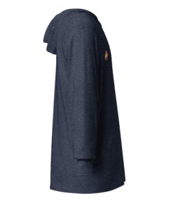 Sudadera de manga larga con capucha personalizable, vista lateral derecha