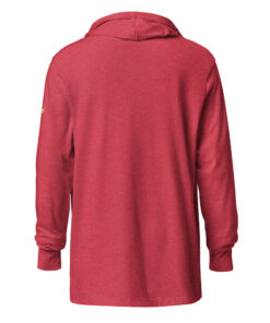 Sudadera de manga larga con capucha personalizable, vista trasera