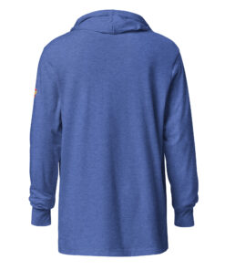 Sudadera de manga larga con capucha personalizable, vista trasera