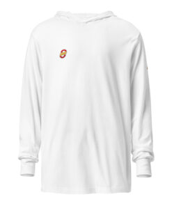 Sudadera de manga larga con capucha personalizable, vista frontal
