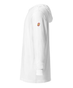 Sudadera de manga larga con capucha personalizable, vista lateral izquierda