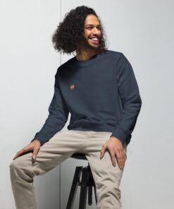 Sudadera orgánica unisex personalizable, vista frontal