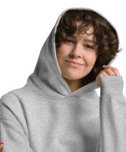 Sudadera oversize unisex personalizable, vista frontal