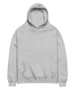 Sudadera oversize unisex personalizable, vista frontal