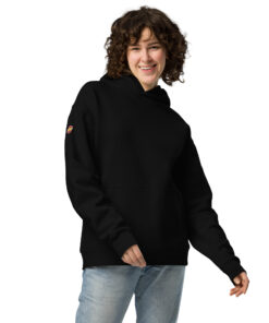 Sudadera oversize unisex personalizable, vista frontal