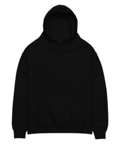 Sudadera oversize unisex personalizable, vista frontal