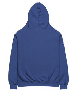 Sudadera oversize unisex personalizable, vista trasera