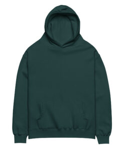 Sudadera oversize unisex personalizable, vista frontal