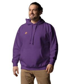Sudadera con capucha unisex personalizable, vista frontal
