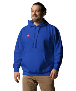 Sudadera con capucha unisex personalizable, vista frontal