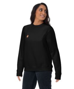 Sudadera calentita unisex personalizable, vista frontal