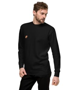 Sudadera calentita unisex personalizable, vista frontal
