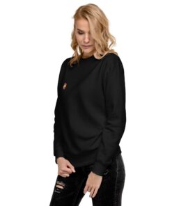 Sudadera calentita unisex personalizable, vista frontal