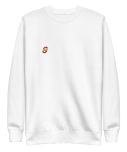 Sudadera calentita unisex personalizable, vista frontal