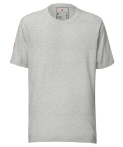 Camiseta de manga corta unisex personalizable, vista frontal