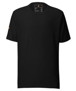 Camiseta de manga corta unisex personalizable, vista frontal
