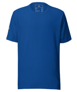 Camiseta de manga corta unisex personalizable, vista frontal