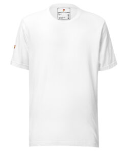 Camiseta de manga corta unisex personalizable, vista frontal