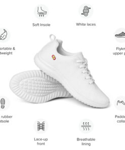 Zapatillas deportivas para mujer personalizable, vista frontal