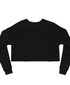 Sudadera corta para mujer personalizable, vista trasera