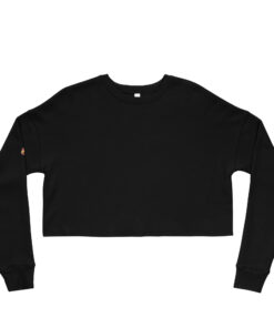 Sudadera corta para mujer personalizable, vista frontal