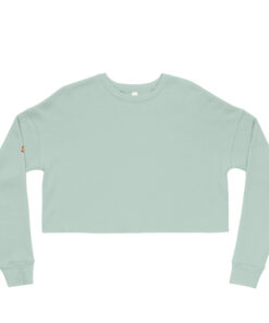 Sudadera corta para mujer personalizable, vista frontal